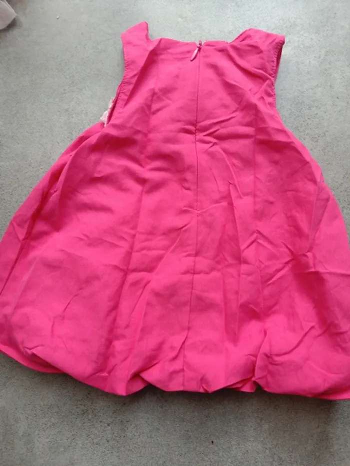 Robe fushia 3 mois type Catimini - photo numéro 3