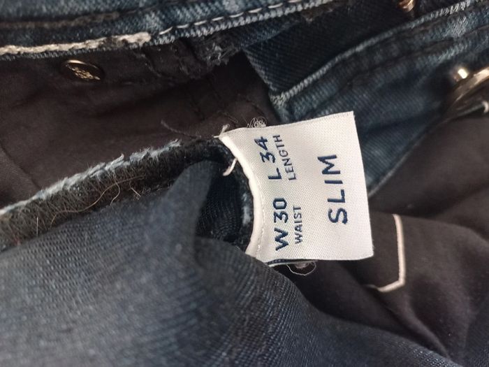 Jean bleu foncé W30/L34 slim - photo numéro 4