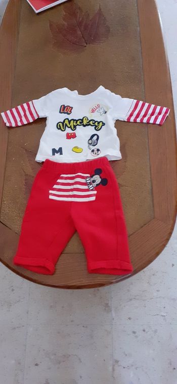 Ensemble mickey 3 mois