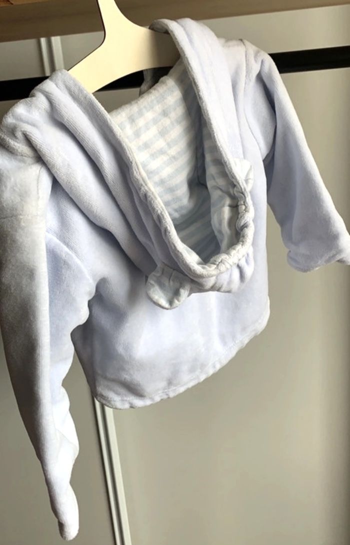 Gilet molletonné avec capuche - 6 mois - Bout'chou - photo numéro 4