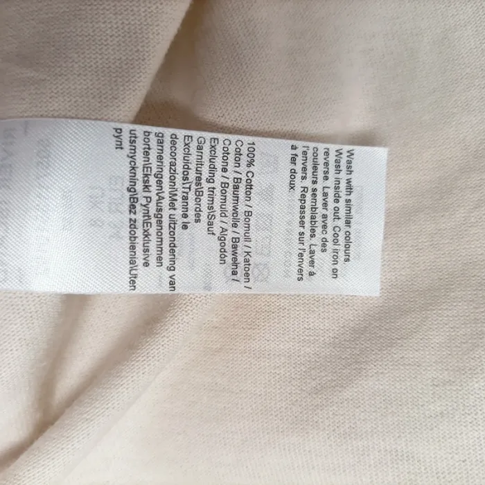 Robe longue beige River Island coupe droite t-shirt 100 % coton T34 neuve avec étiquette A1247 - photo numéro 15