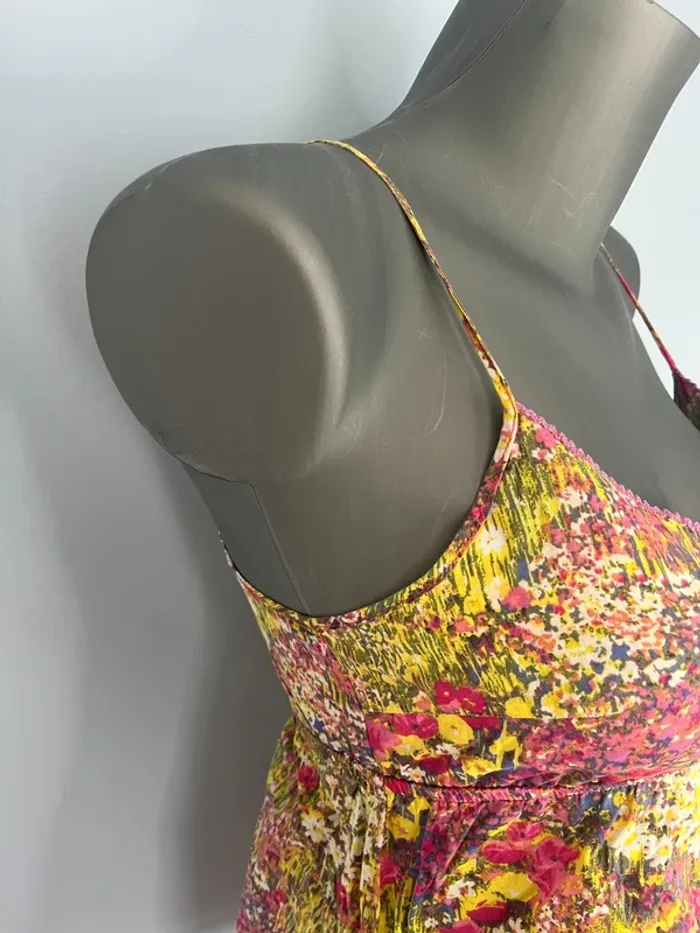 🌸 Débardeur multicolore fleuri UNDIZ – Taille M, style estival & féminin - photo numéro 3