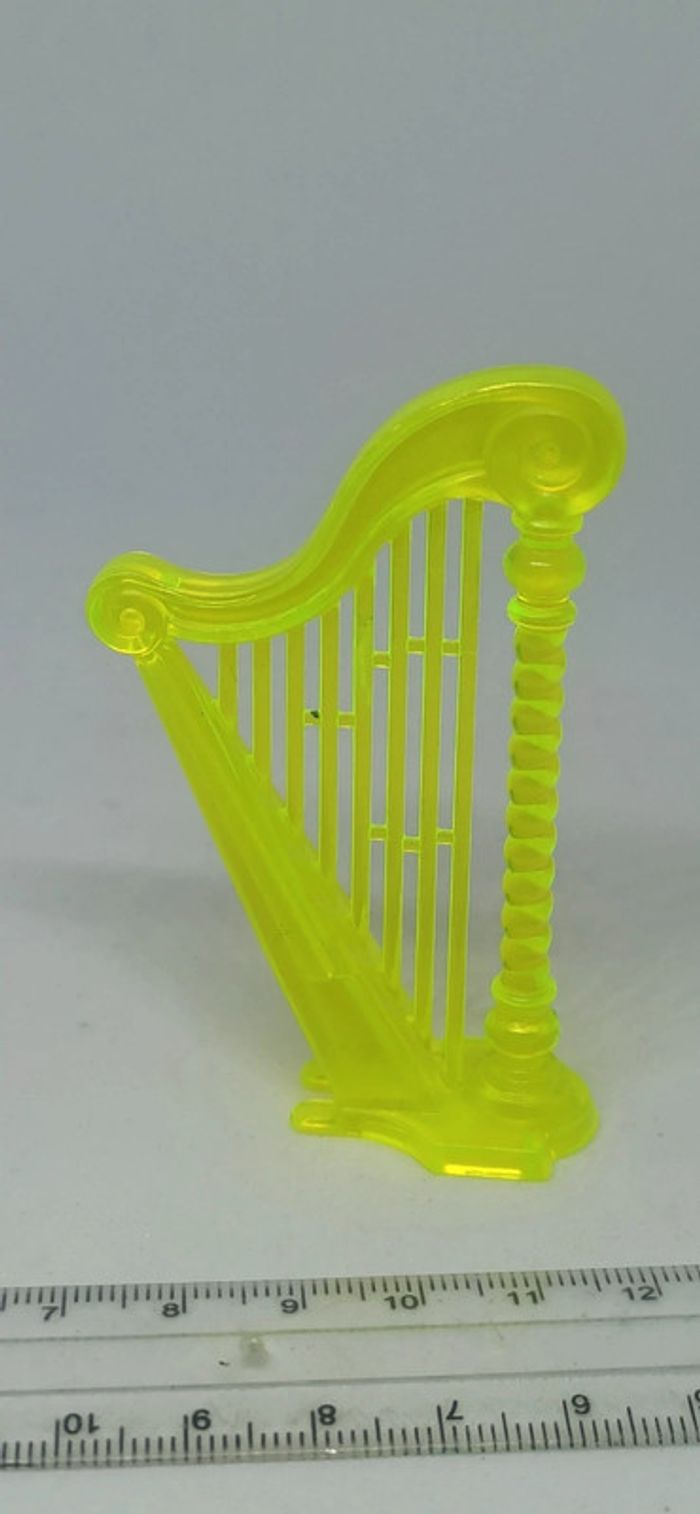 Instrument de musique grande harpe jaune playmobil - photo numéro 2