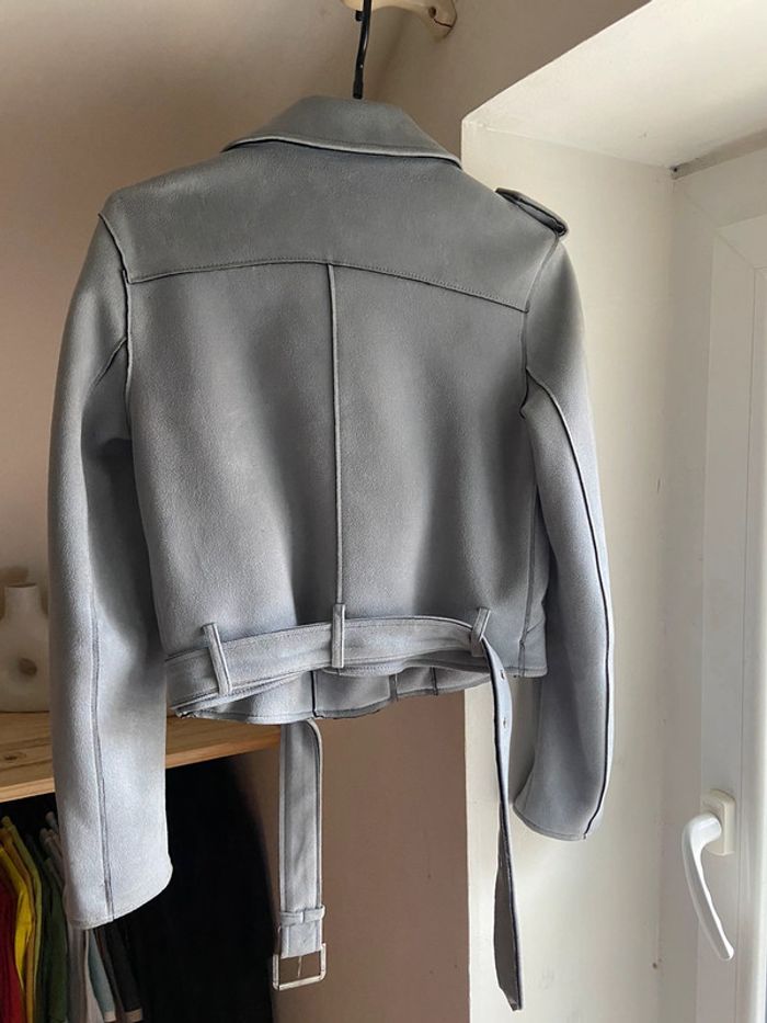 Perfecto bleu pastel Zara - photo numéro 5
