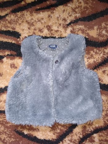 Boléro 9 mois fille gris