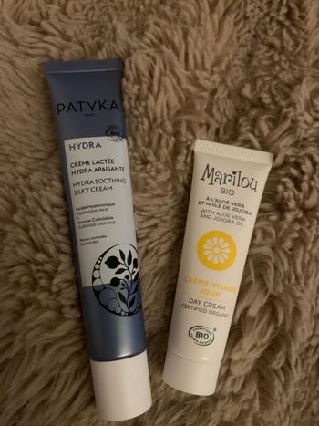 Lot crèmes visage bio Patyka & Marilou Bio