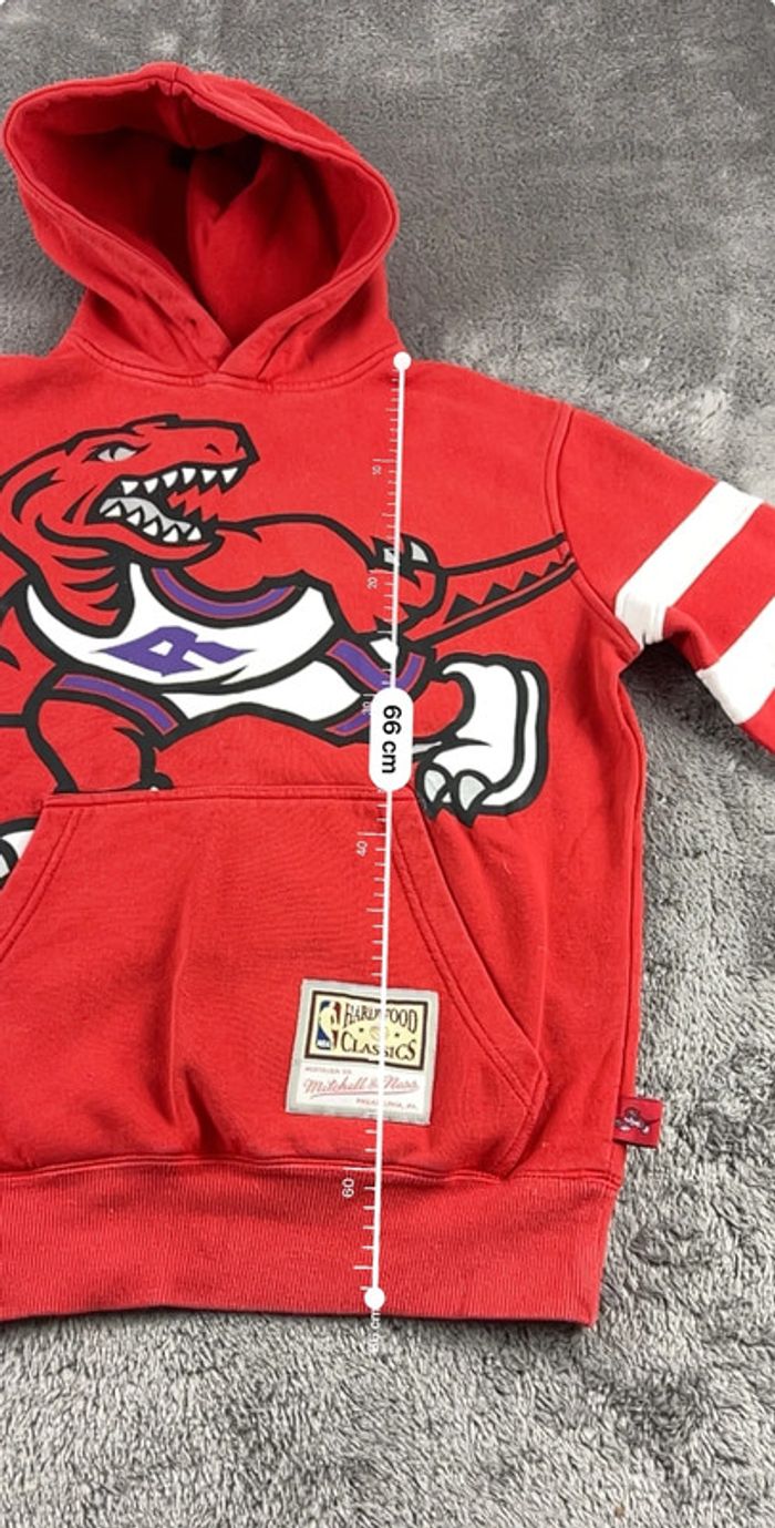 Sweat à Capuche Mitchell & Ness Raptors Rouge – Taille S - photo numéro 3