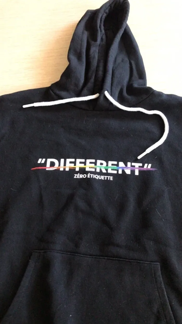 Sweat à capuche « différent » - photo numéro 2