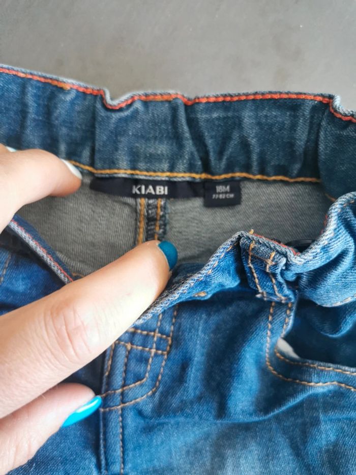 Short en jean kiabi 18 mois - photo numéro 2