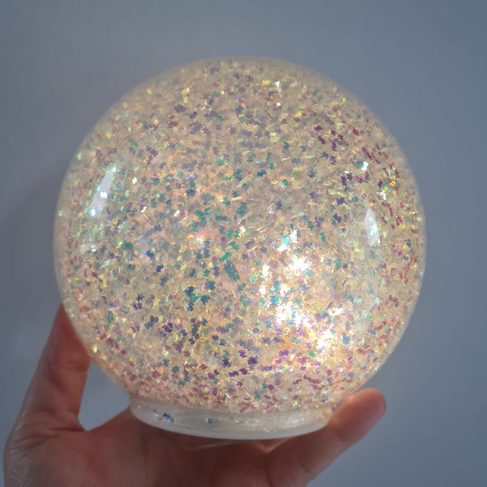 Lampe boule pailletée - photo numéro 4