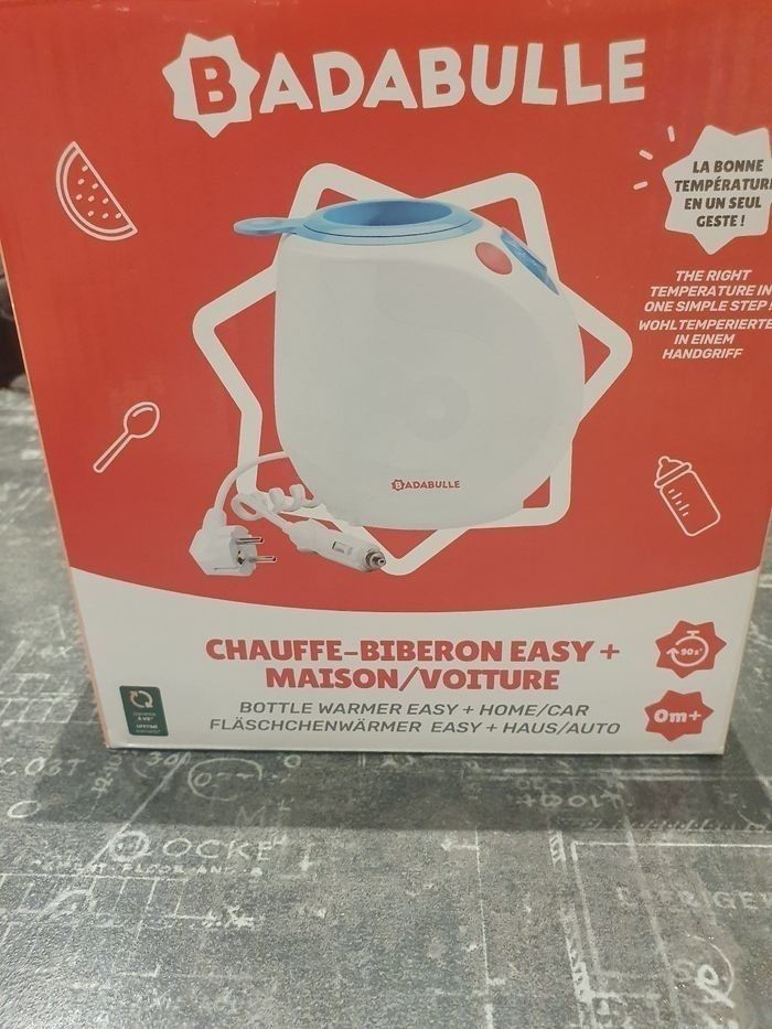 Chauffe-biberon Nomade Easy+ Maison Voiture - Universel, Dosette Incluse, Chauffe Vapeur < 90s