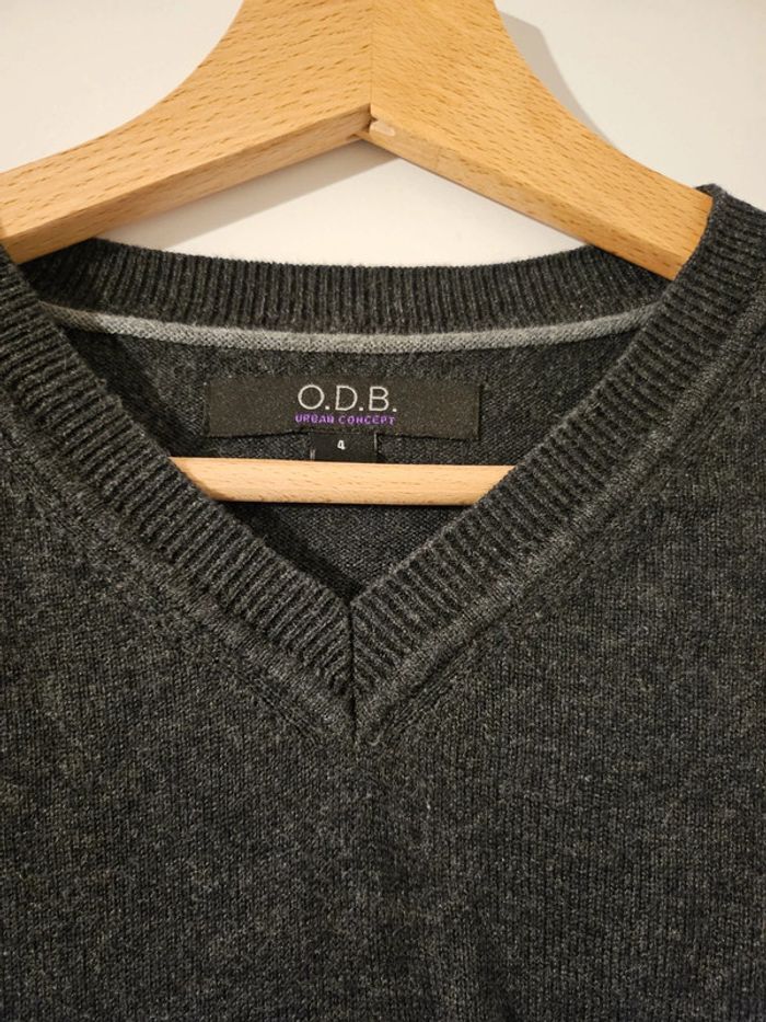 Pull Odb gris foncé T4 - photo numéro 2