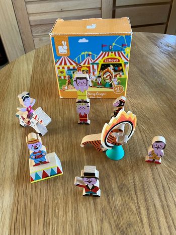 Jeu bois Janod cirque et safari