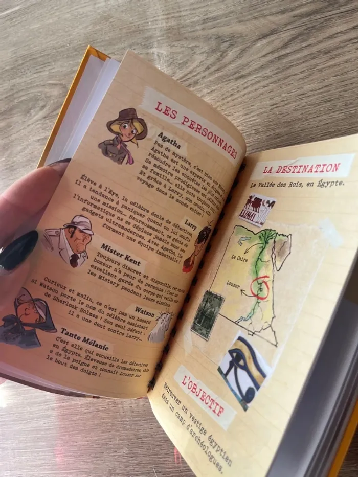 Livre enquête La malédiction du pharaon - photo numéro 4