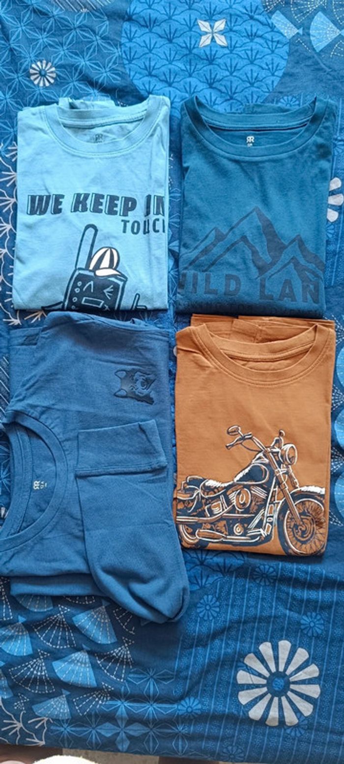 Lot de 4 tee-shirts manches longues 12 ans