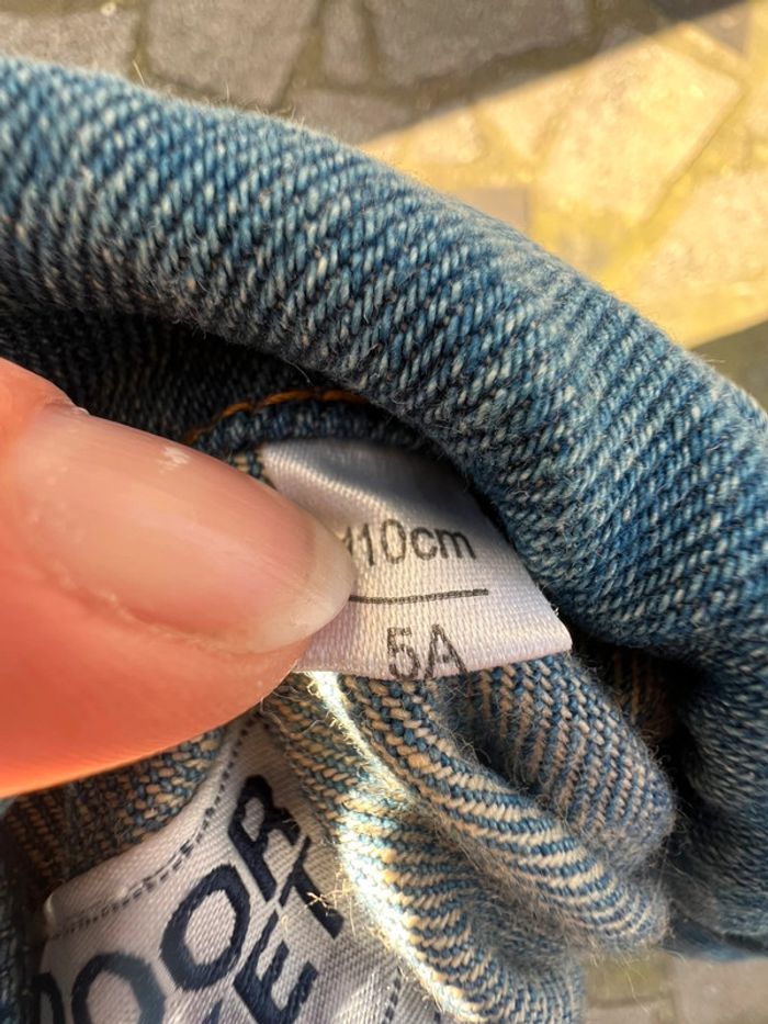 Veste en jean vertbaudet taille 5 ans - photo numéro 3