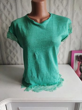 T-shirt dentelle taille s Zara w&b collection