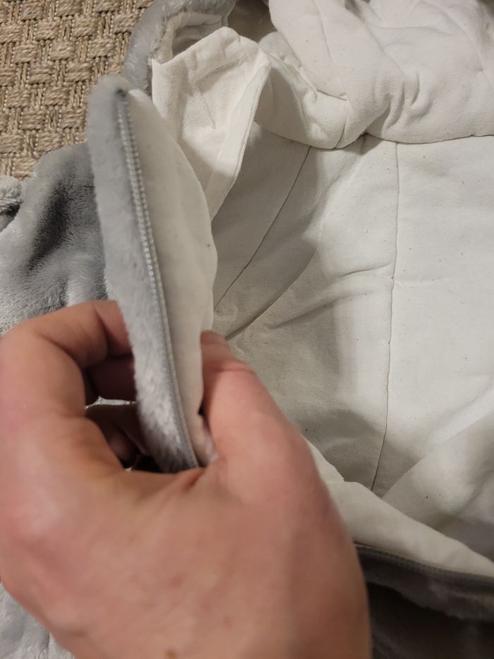 La Plus Douce des Combinaisons ! Pilote Lapin Gris - Taille 56 cm 2 mois - photo numéro 3