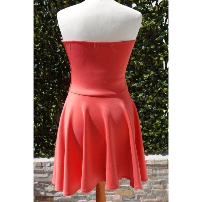 Robe bustier cocktail, taille 40/L - photo numéro 3