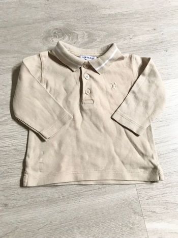 Polo beige 6 mois (tex baby)