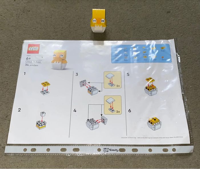 Lego 40682 + 40764 NEUF + Chick in Egg - photo numéro 4