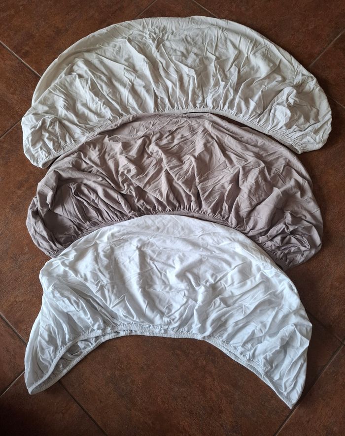 Lot draps housse lit bébé - photo numéro 2