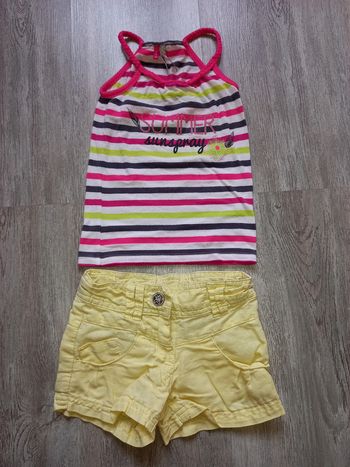 ensemble short et top orchestra taille 2 ans