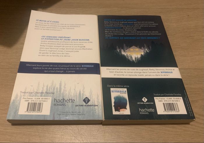 Triller riverdale 1er the day before et le 2 em get out of Town de micol ostow édition hachette roman - photo numéro 2