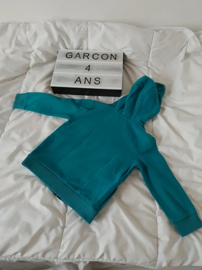 Gilet zippée garçon 4 ans Kiabi - photo numéro 2