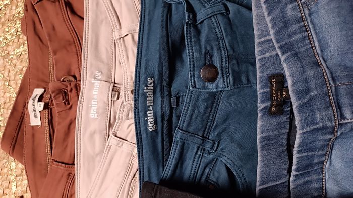 Lot de 7 jeans grain de malice GDM taille 38 femme - photo numéro 8