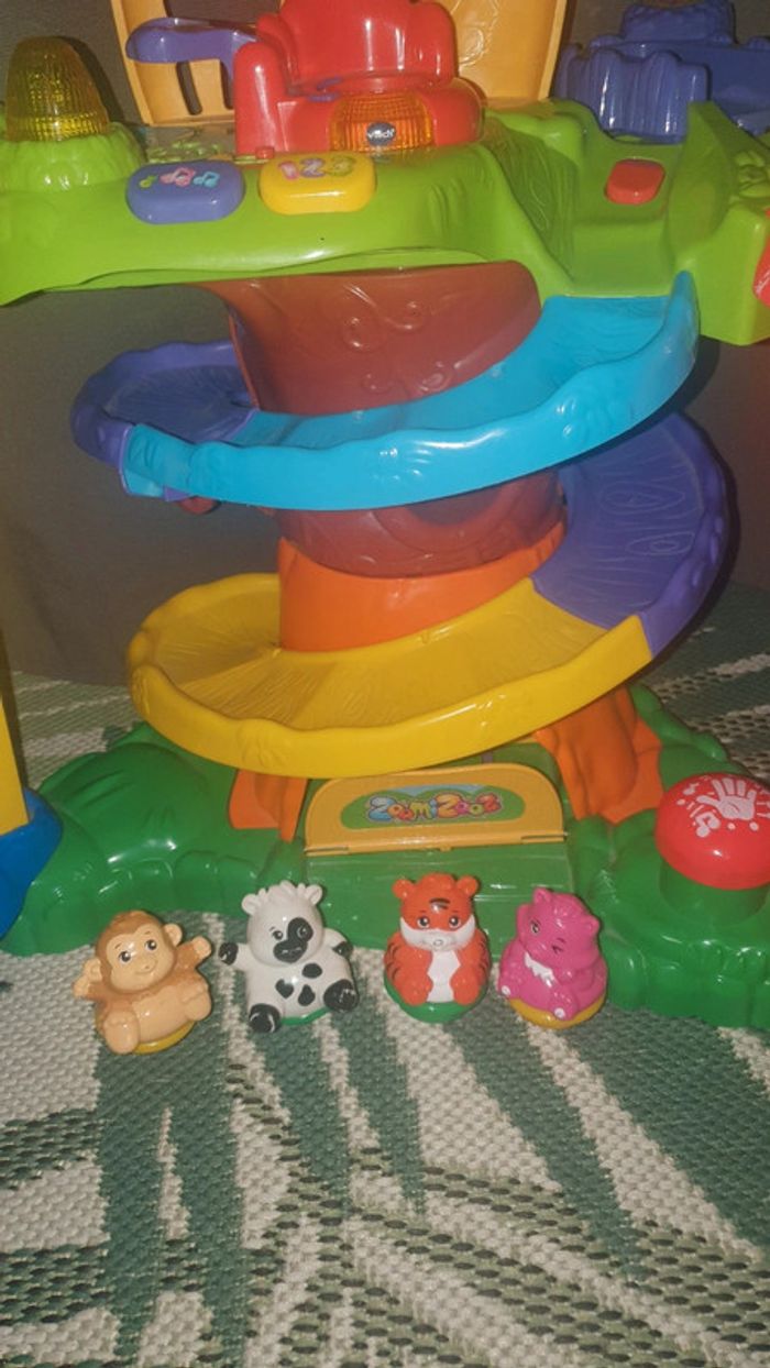 Arbre tut tut bolides animaux état.neuf vtech - photo numéro 5