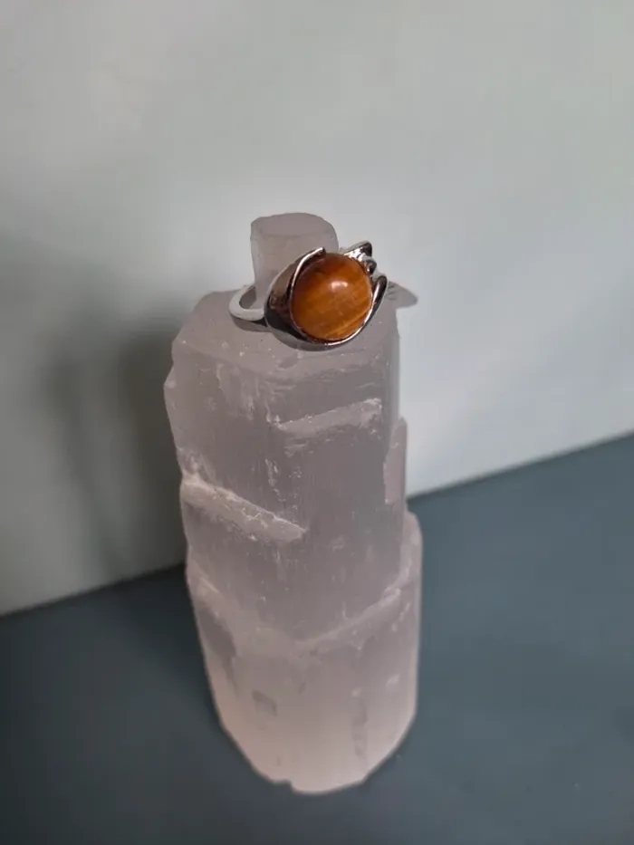 Bague Œil de tigre - Taille 17
