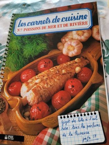 Les carnets de cuisine N°7 poissons de mer et de riviere