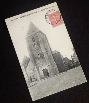 Carte postale ancienne   Saint-Valéry-sur-Somme (Somme)   L' Eglise Saint-Martin