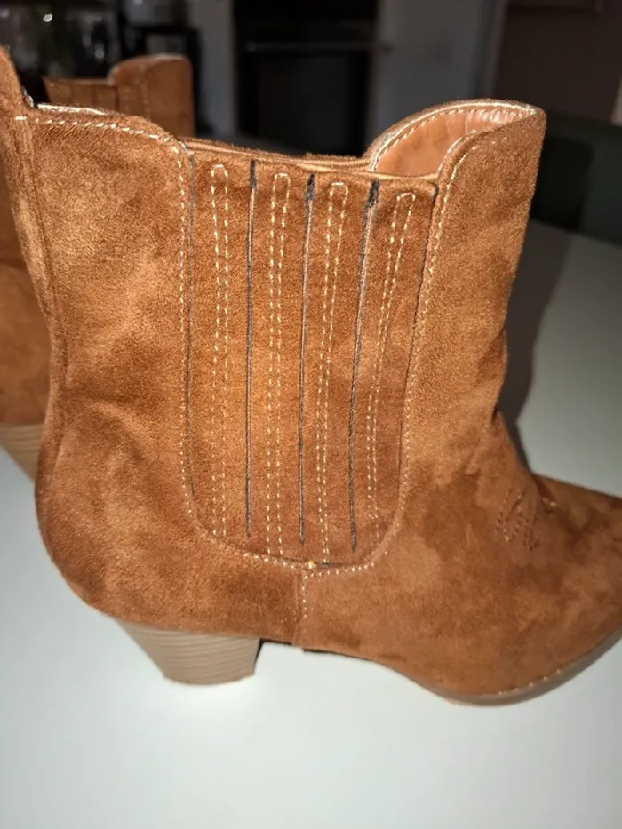 Bottines camel - photo numéro 4