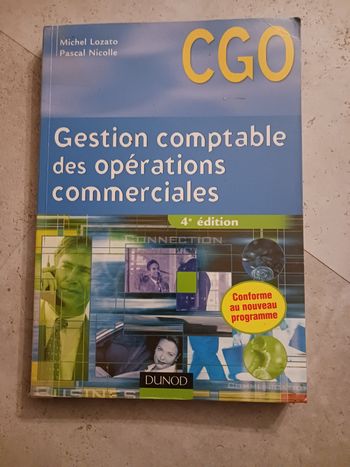 livre CGO Gestion comptable des opérations commerciales Dunod