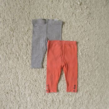 Lot de 2 leggings 9 mois