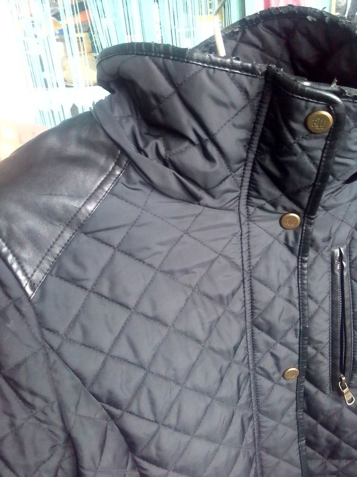 Veste matelassée avec liseret en cuir RALPH LAUREN - photo numéro 4