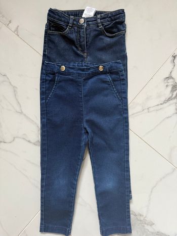 Lot de 2 jeans Jacadi fille – taille 4 ans