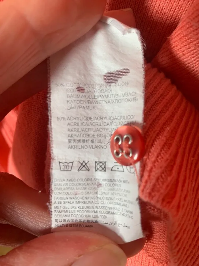 Beau gilet fin corail - photo numéro 4