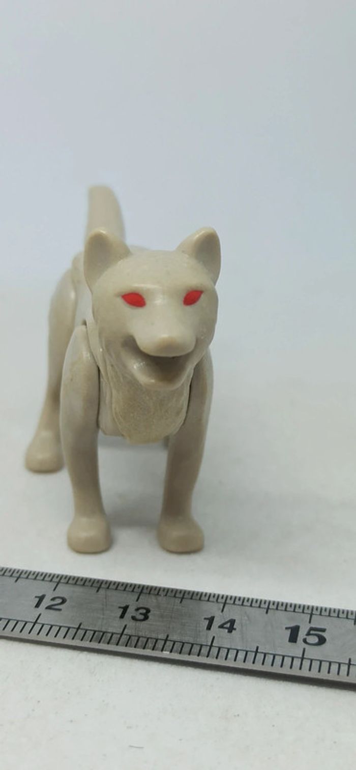 Loup gris crème playmobil - photo numéro 7