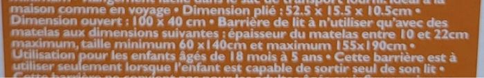 Babysun Nursery - Barrière de lit pliable - photo numéro 6