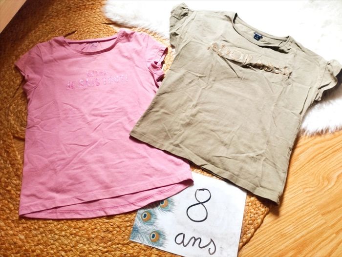 Lot t-shirts Kiabi 8ans