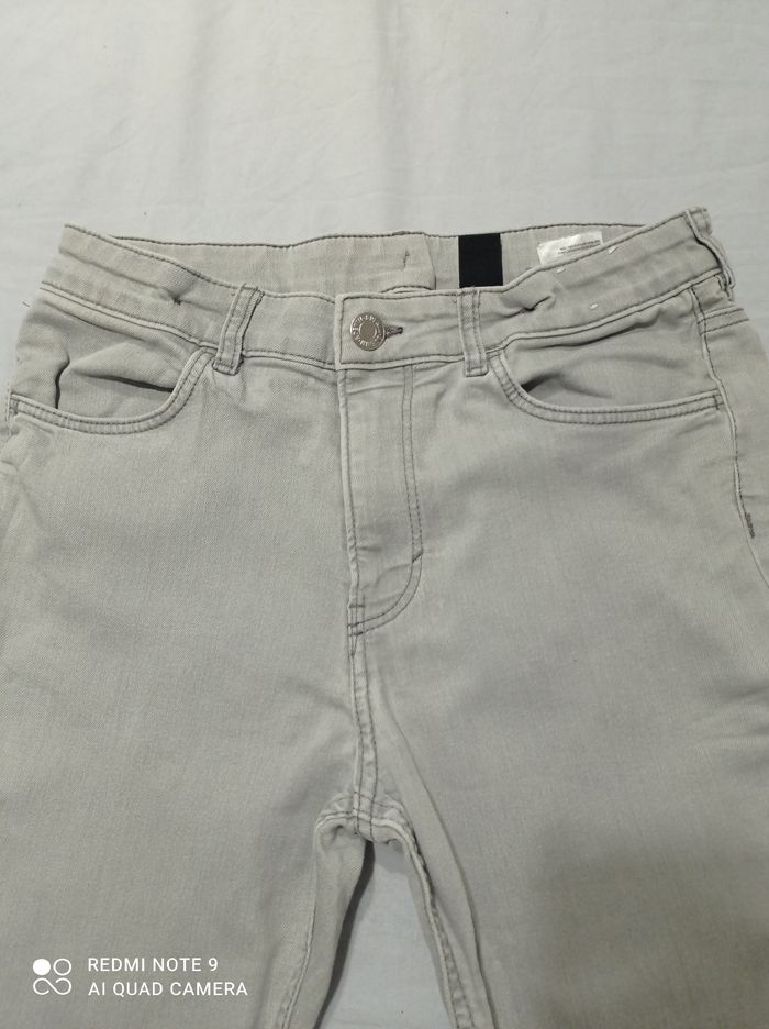 pantalon gris de Denim taille 14 ans réf 899 P9 - photo numéro 2
