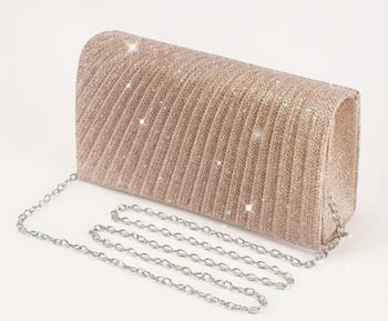Pochette cérémonie dorée
