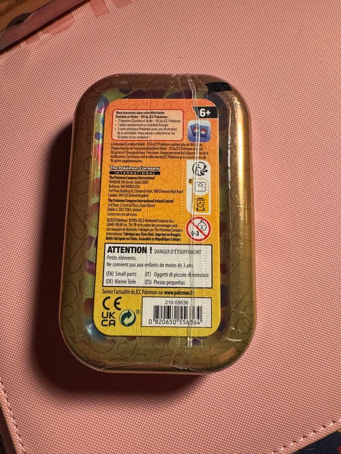 Lots de 3 mini tins 151 neuve scellé - photo numéro 4