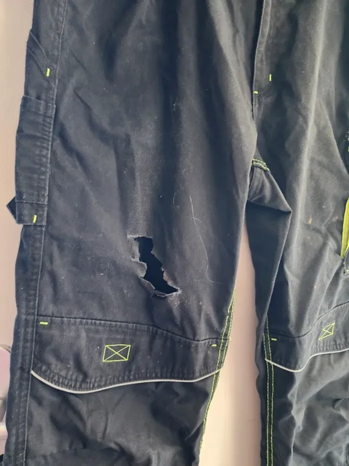 Pantalon de travail homme taille 46-48 - usé- parkside - photo numéro 2