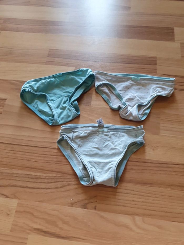 lot 3 sous vêtements okaidi 5 ans bleu