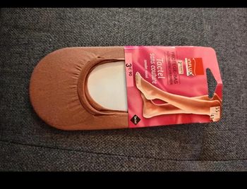 Protège pied sans couture 2 paires taille 35/41
