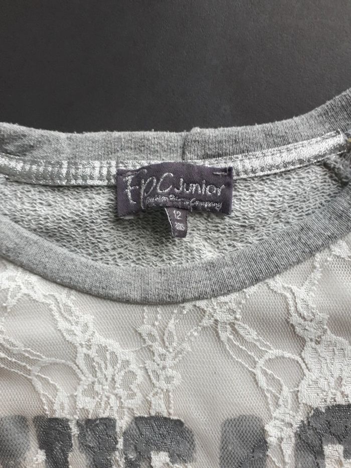 Joli pull doublé dentelle Fashion private compagny 12 ans - photo numéro 4